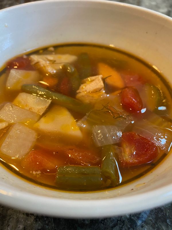Turkey Soup - Gourmet Soup from Leftovers